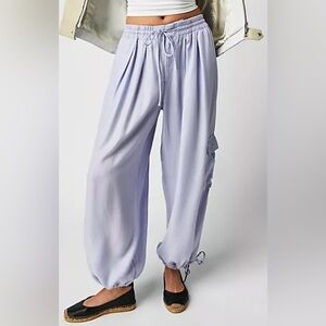 Free People Periwinkle Palash Cargo Pants